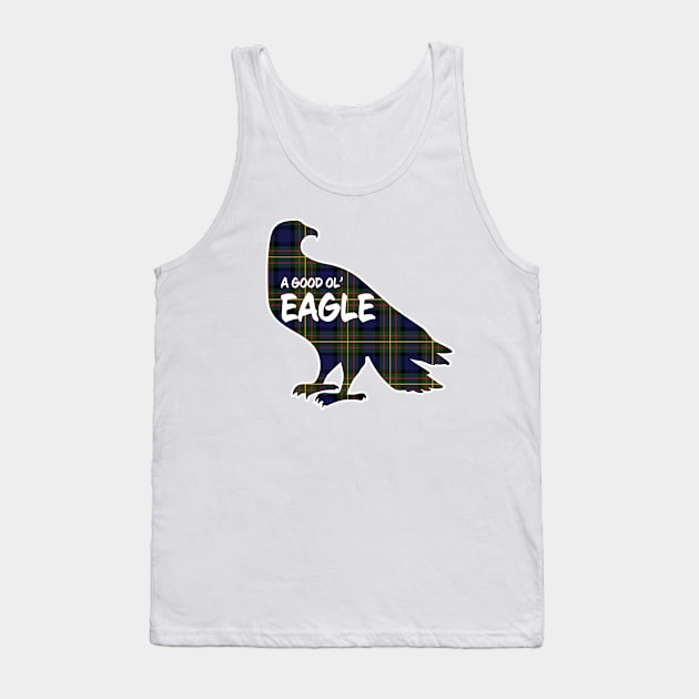 Eagle Critter - MacLaren Plaid Tank Top by Wright Art